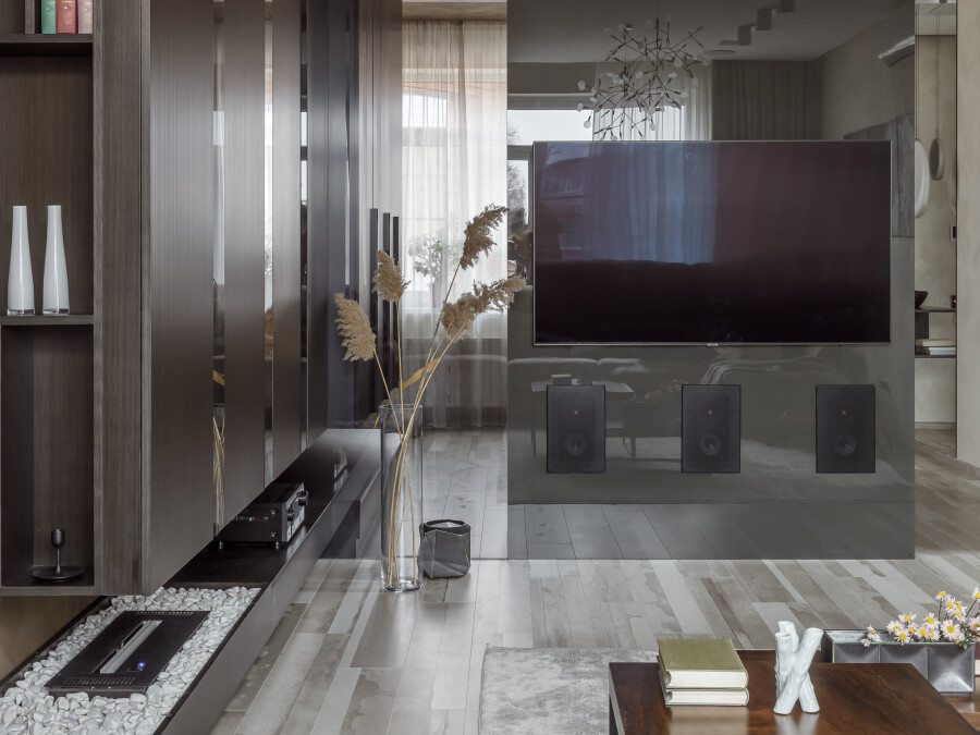 The living room zone