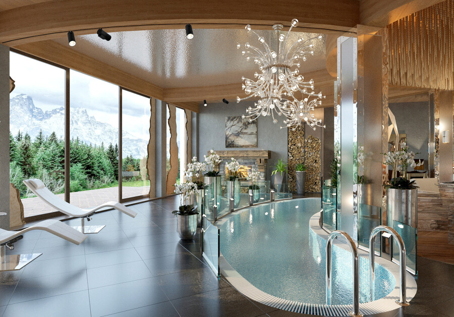 SPA-комплекс с панорамными окнами