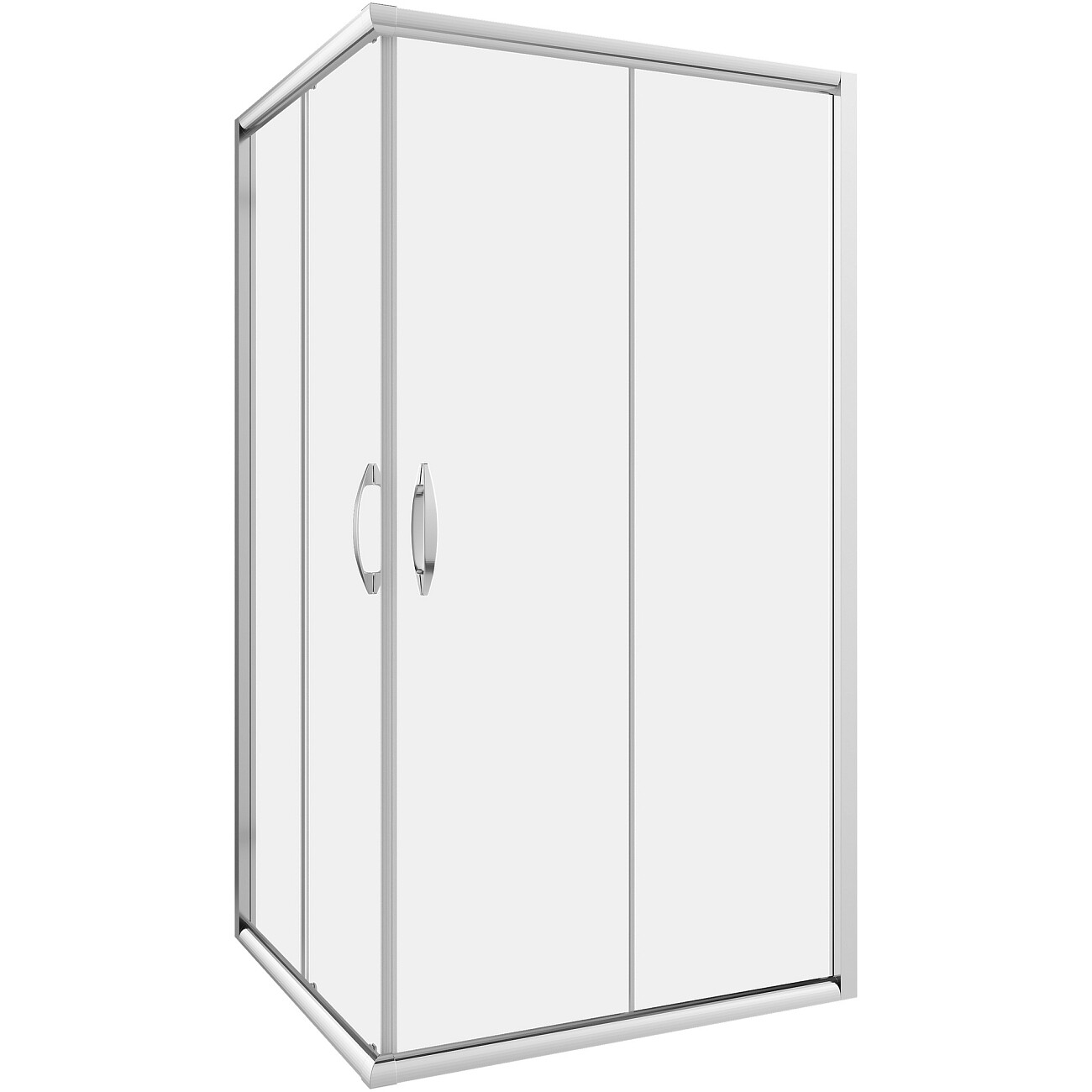Душевой уголок прямоугольный 100х90 см хром Diwo "Суздаль" - изображение 6