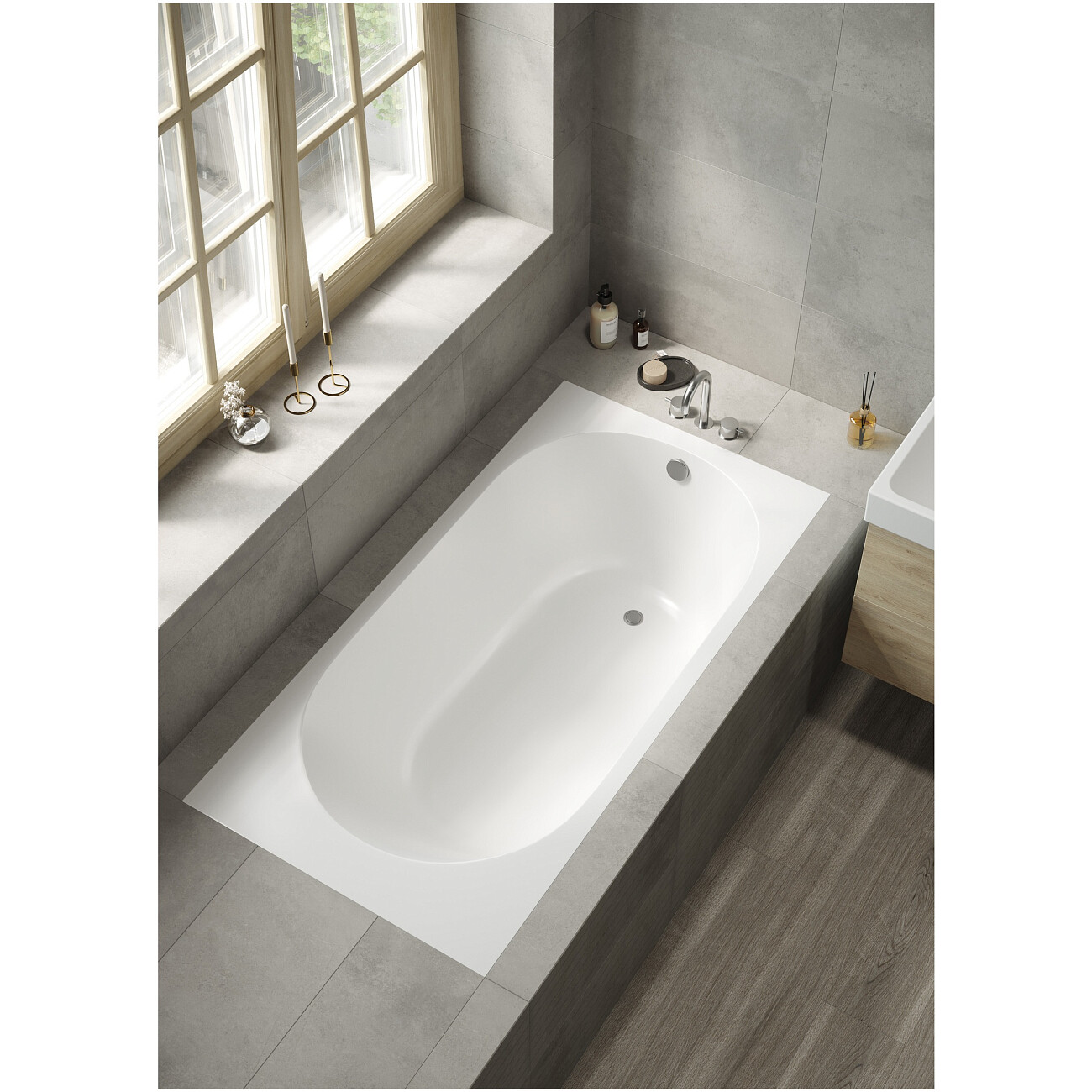 Ванна акриловая 70х150 см белая Creto Solly 18-15070 - изображение 6