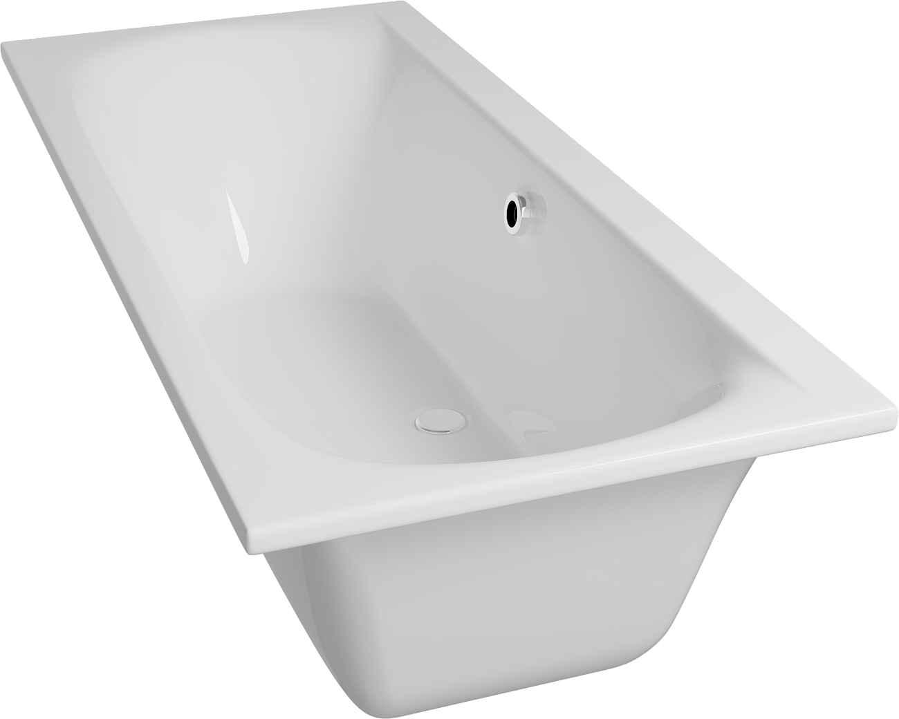 Ванна акриловая 180х80 см с душевой стойкой белая Stworki "Хадстен" SW1016075028 - изображение 4