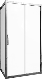 Душевой уголок прямоугольный 90х110 см хром Stworki &quot;Эстерсунд&quot;