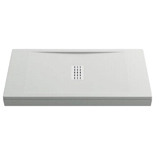 Душевой поддон из искусственного камня прямоугольный 70х100 см белый Creto Etna 2-0026