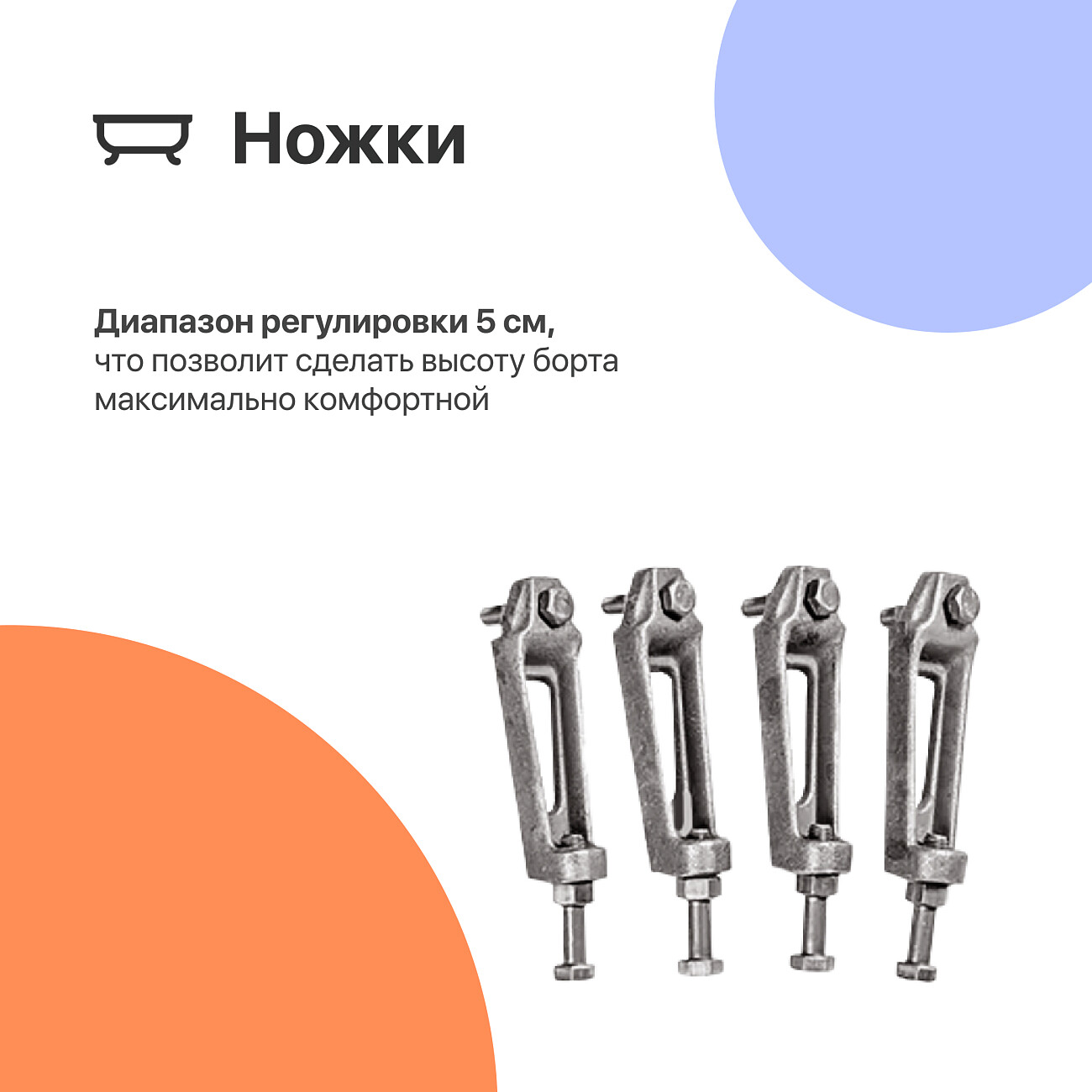 Ванна чугунная 170x75 белая Diwo "Кострома" DK0007, D0017 - изображение 6