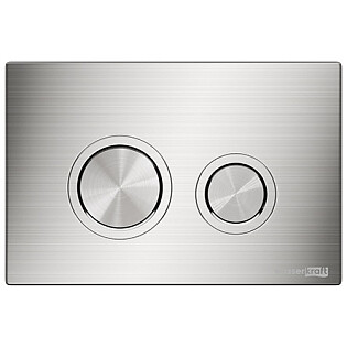 Кнопка смыва для инсталляции никель Wasserkraft BN01