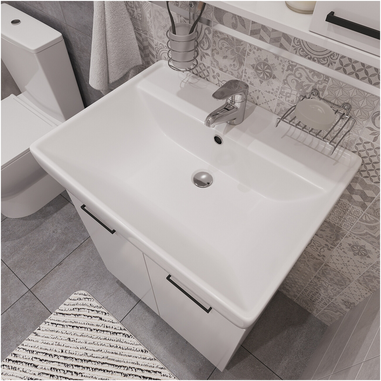 Смеситель для раковины хром Diwo "Архангельск" AR-01cr - изображение 4