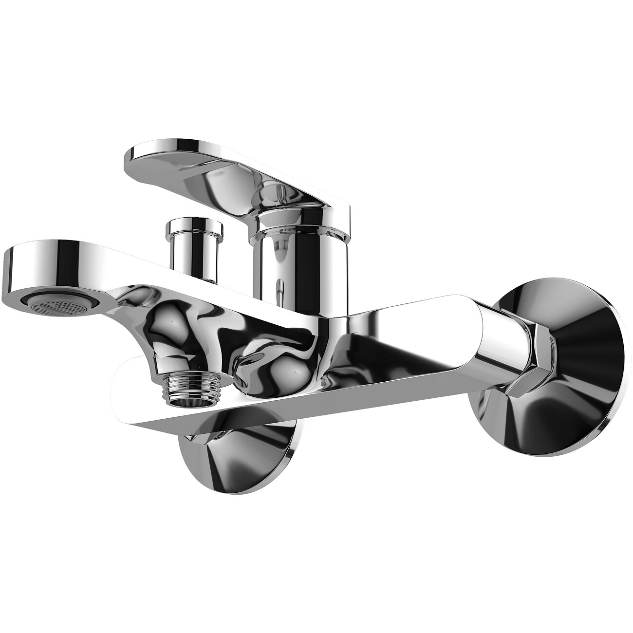 Смеситель для ванны с душем настенный хром Stworki "Ноттвиль" S34100CR - изображение 7