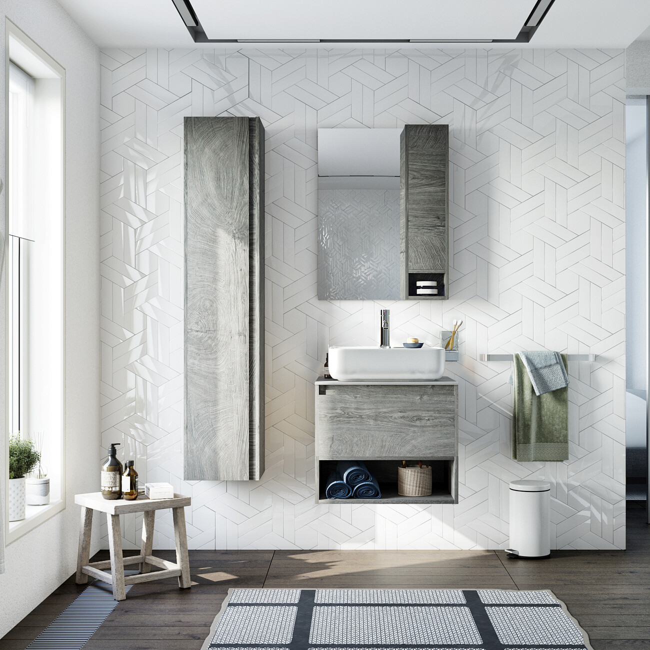 Раковина-чаша фарфоровая 50 см белая Stworki Soul 2 - изображение 6