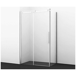 Душевой уголок прямоугольный 130х90 см хром Wasserkraft Alme 15R33