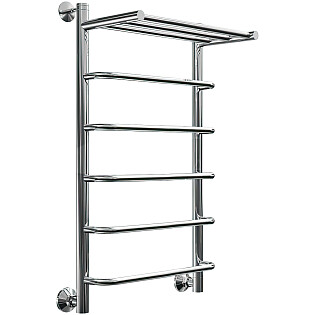 Полотенцесушитель водяной 80х50 см с полкой хром Ewrika &quot;Сафо&quot; F