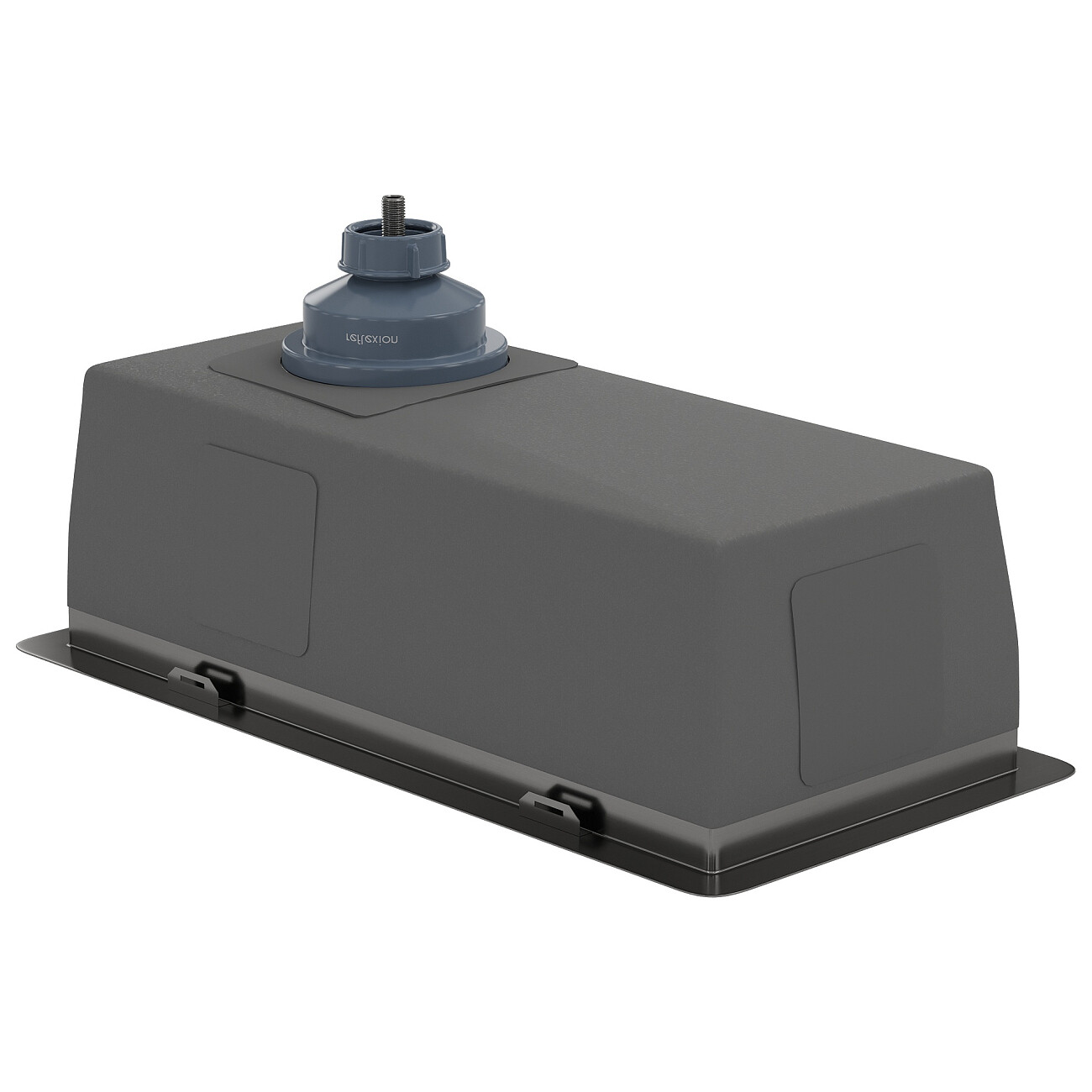 Дополнительная чаша для мойки из нержавеющей стали 44х22 см оружейная сталь Reflexion Como RX2022BL - изображение 5