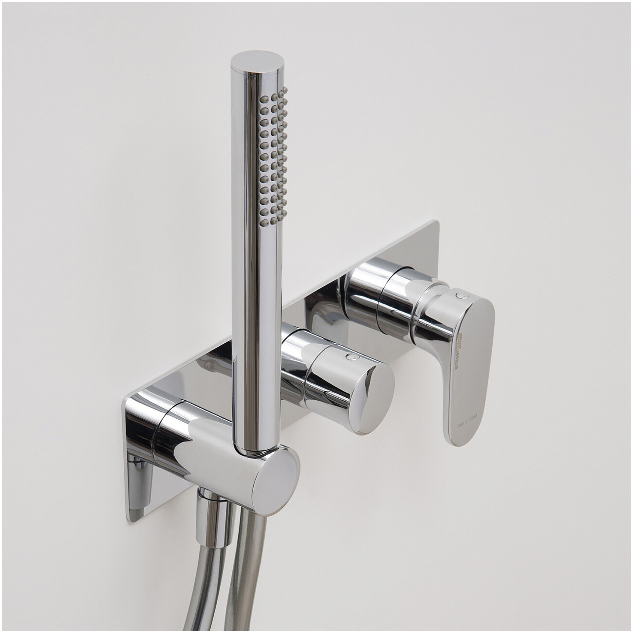 Душевой гарнитур со смесителем из латуни хром Wasserkraft 5877 - изображение 6