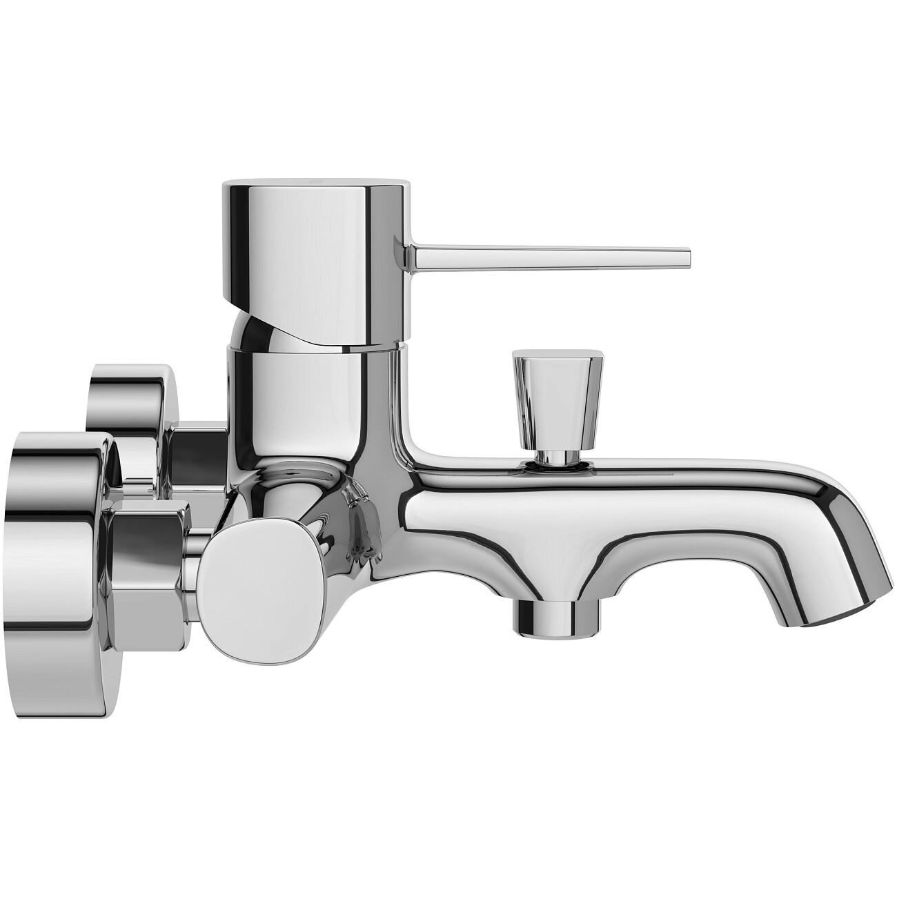 Смеситель для ванны с душем настенный хром Stworki "Эстерсунд" S31100CR - изображение 9