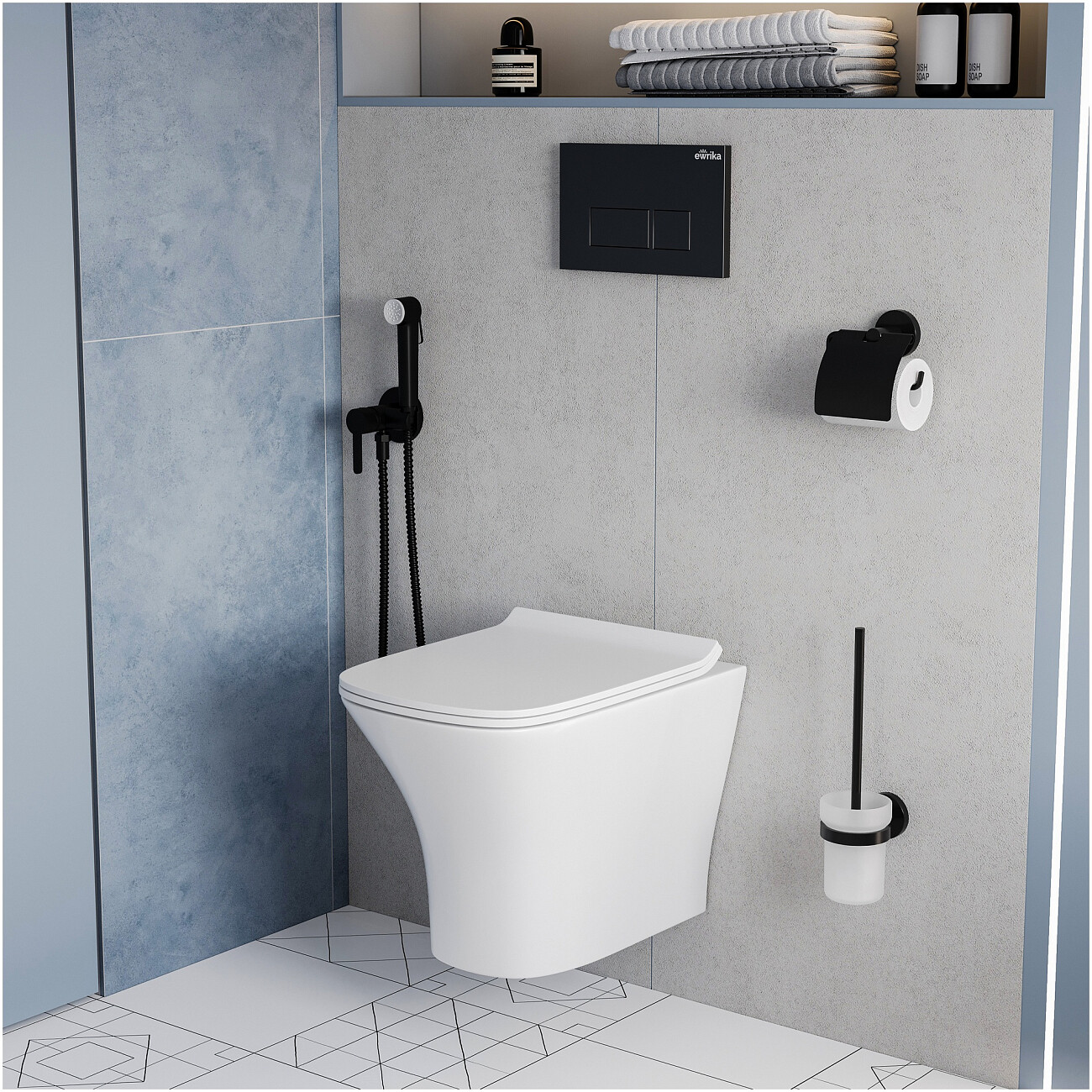 Унитаз подвесной безободковый с микролифтом белый Stworki "Олланд" S01401WH - изображение 8