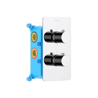 Смеситель для душа с термостатом встраиваемый однорычажный хром Aquatek &quot;Европа&quot; AQ1393CR