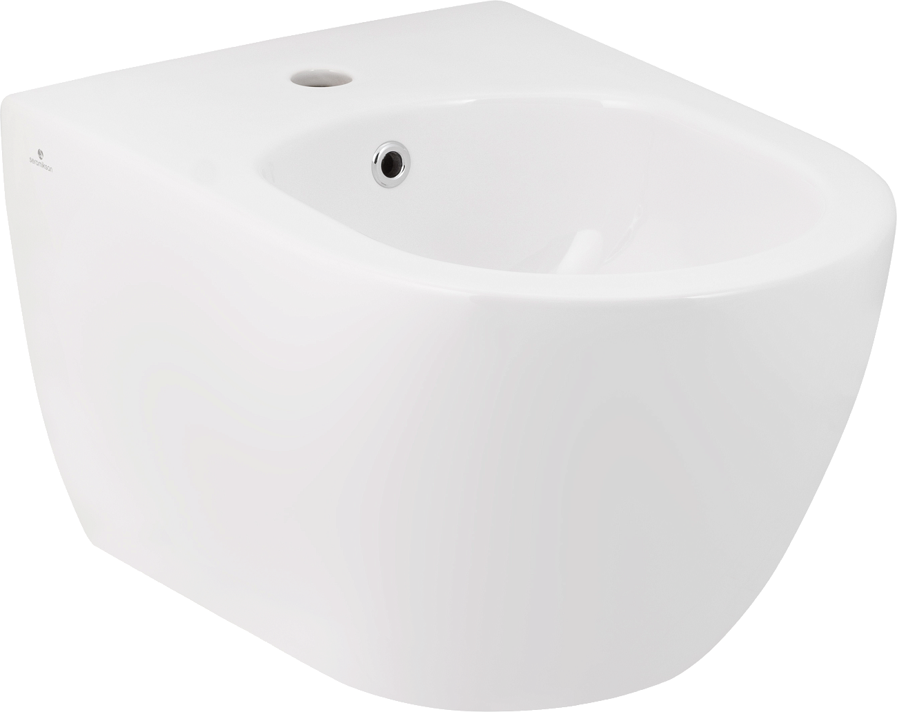 Биде подвесное белое Seramiksan Hill A037021H с инсталляцией для биде Stworki 540201 - изображение 2