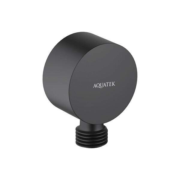 Шланговое подсоединение черное матовое Aquatek AQ2457MB - изображение 1