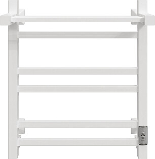 Полотенцесушитель электрический 60х50 см с полкой белый Ewrika &quot;Пенелопа КВ&quot; 538321