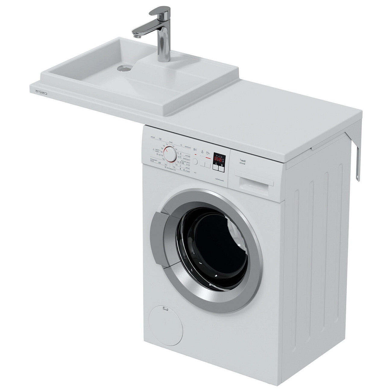 Раковина над стиральной машиной 50х110 см белая "Юпитер" 900132 - изображение 4