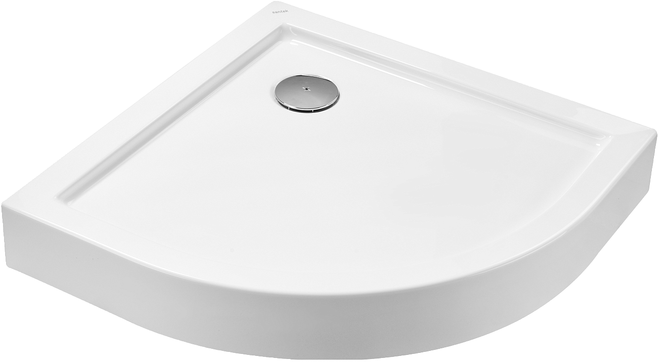 Душевой уголок 89x89 см с низким поддоном прозрачный, хром Diwo "Псков" - изображение 10