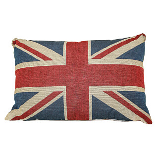 Подушка с принтом Union Jack