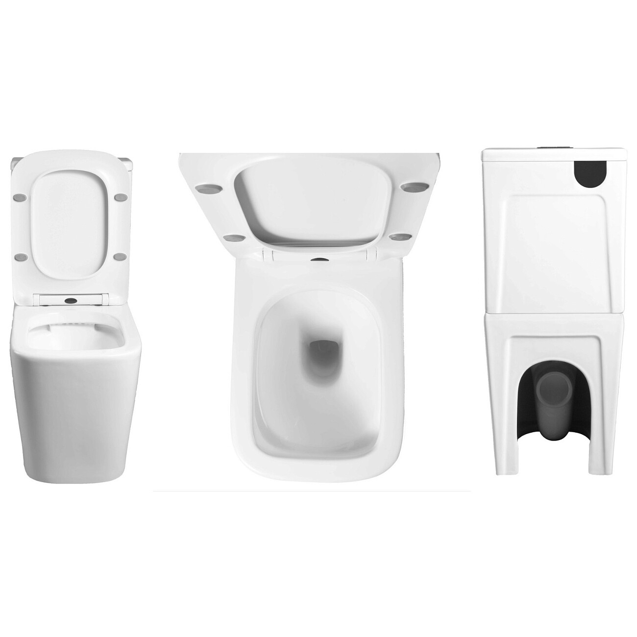 Унитаз напольный безободковый белый Cerutti SPA Maiella CT10314 - изображение 6