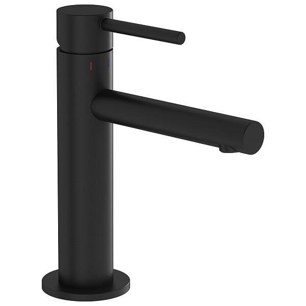 Смеситель для раковины однорычажный черный Vitra Origin A4255636 - изображение 1