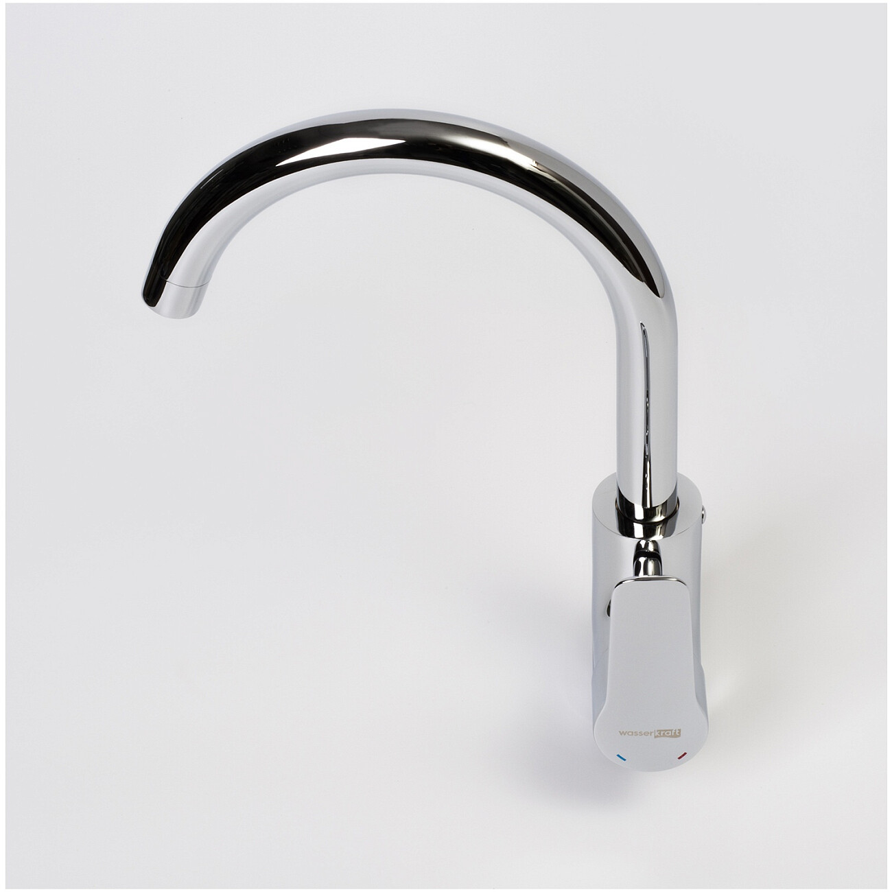 Смеситель для кухни из латуни хром Wasserkraft 4507 - изображение 11