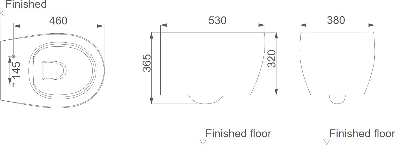 Унитаз подвесной "Муле" HDC510NWH с инсталляцией Stworki 510162 и кнопкой 230822 - изображение 10
