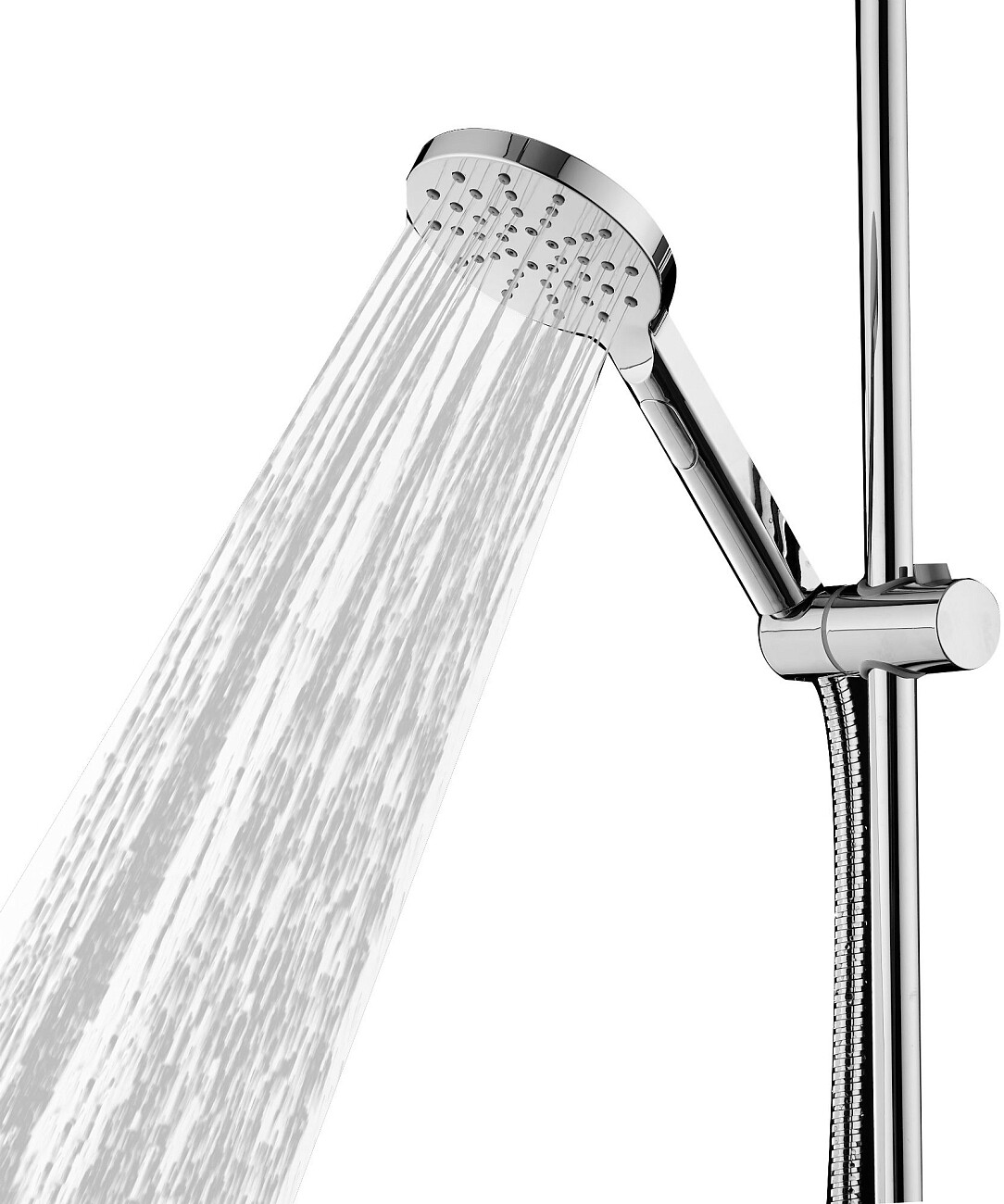 Душевая стойка с верхним душем и мыльницей хром Stworki "Хальмстад" XAL-04cr - изображение 9