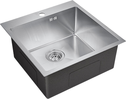 Мойка кухонная брашированная сталь Domaci &quot;Равенна&quot; PVD DMB-116 сталь