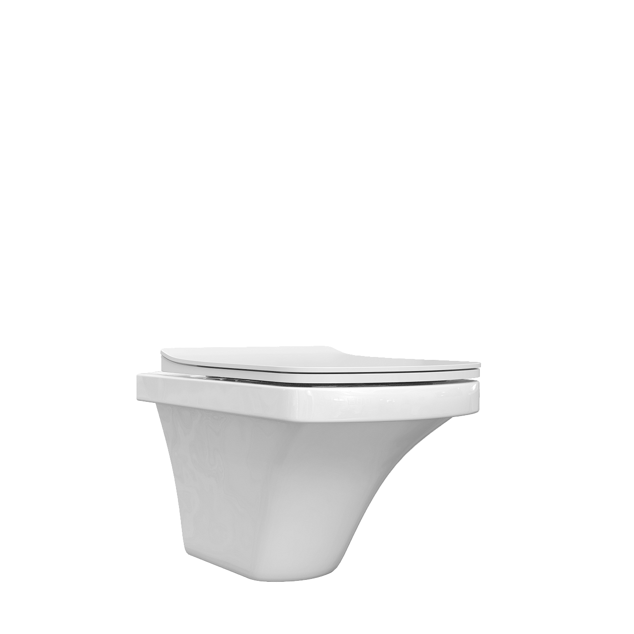 Унитаз подвесной с сиденьем микролифт белый Stworki "Хальмстад" SETK2804-0606-001-1-6000 - изображение 8