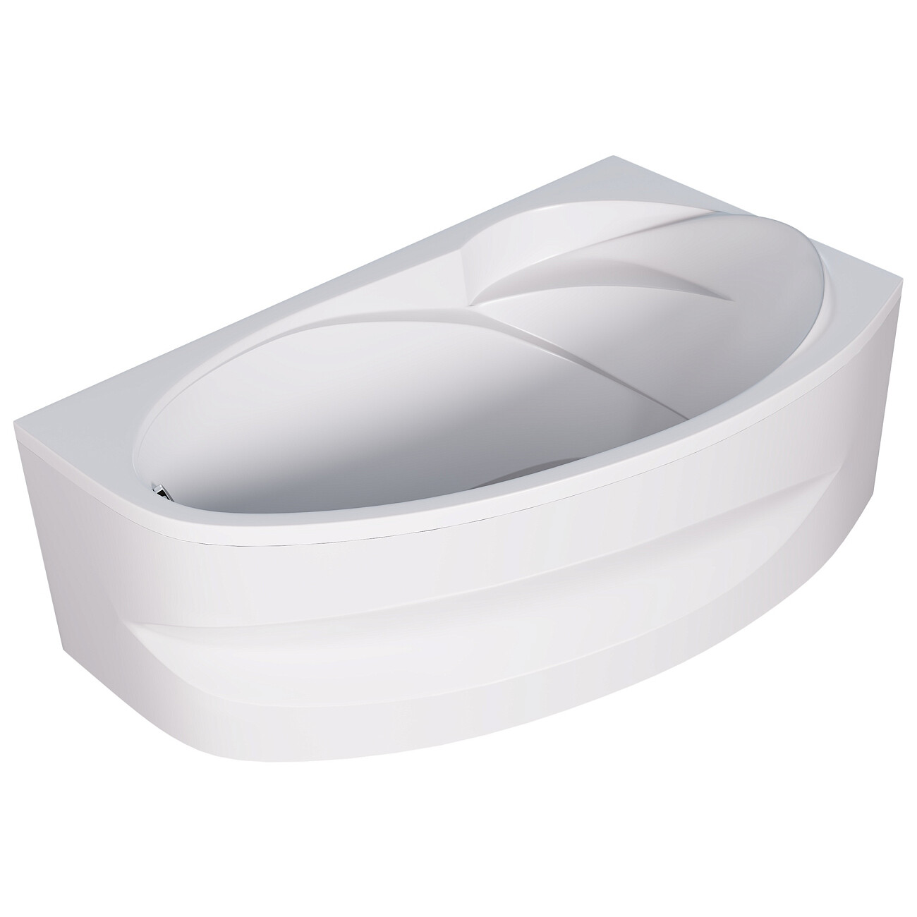 Ванна акриловая 170х100 см правая белая Creto Juliya 31-170100R - изображение 2