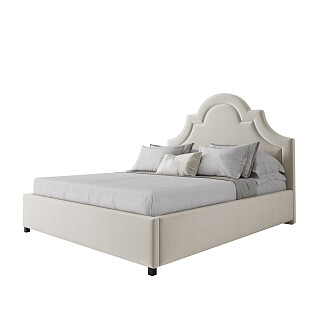 Кровать Kennedy Talc двуспальная 160х200 белая