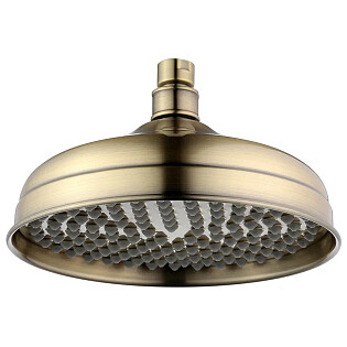 Лейка для верхнего душа круглая 20 см бронза Lemark LM8989B