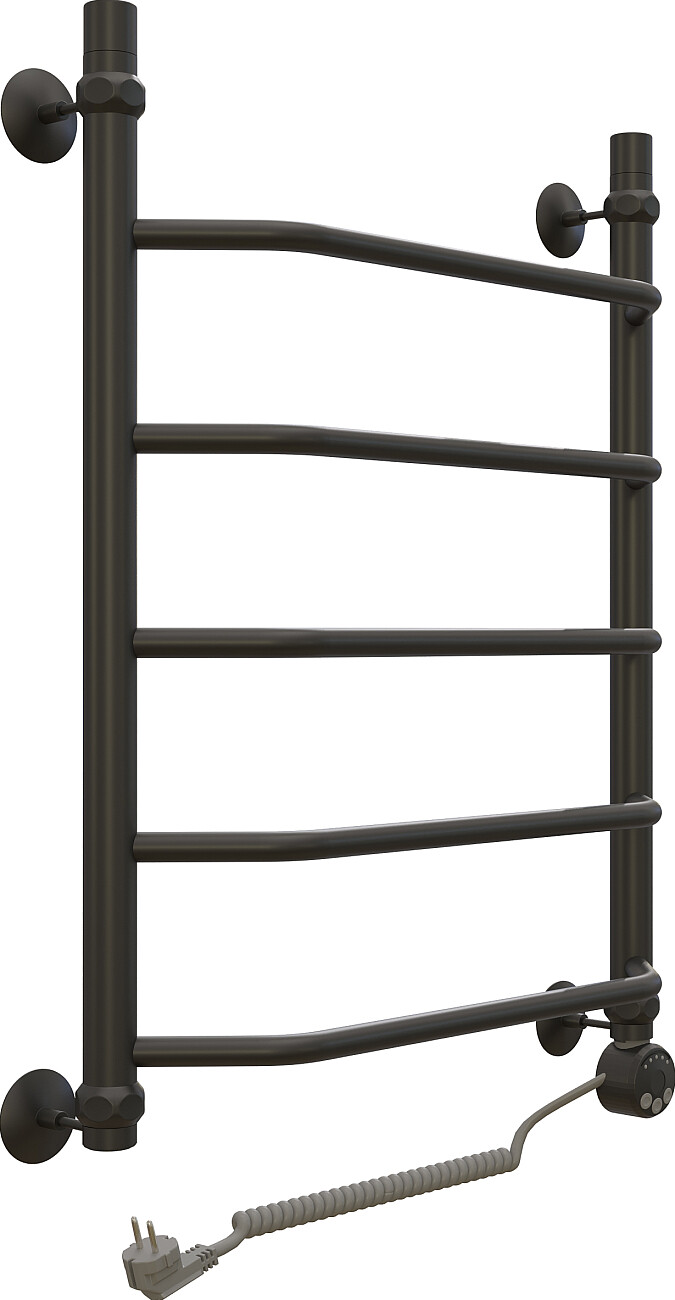 Полотенцесушитель электрический 70х50 см черный матовый Ewrika "Сафо" T R 4627201609199 - изображение 5