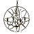 Люстра Foucault's Orb Crystal (47*47*64) коричневая