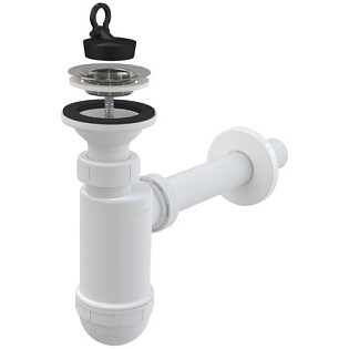 Сифон для раковины пластиковый белый Alcaplast AG210512432