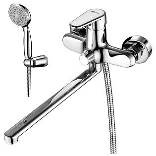 Смеситель универсальный хром Lemark Point LM0351C