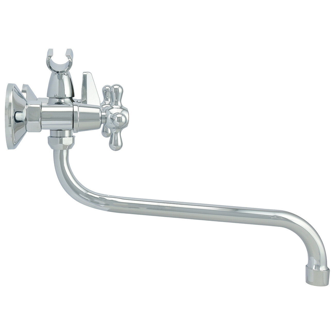 Смеситель для ванны двухвентильный с душевым гарнитуром хром Istok life Standard 0402.714 - изображение 11