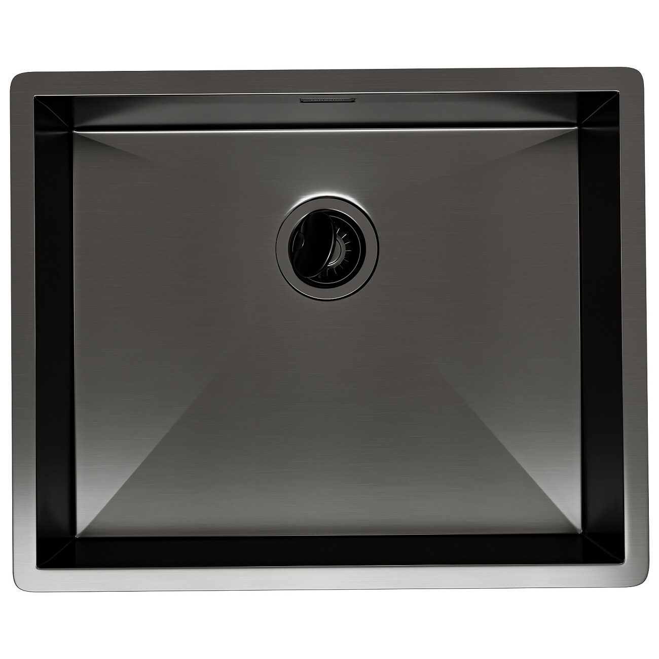 Кухонная мойка из нержавеющей стали 44х54 см оружейная сталь Reflexion Como RX2054BL - изображение 2