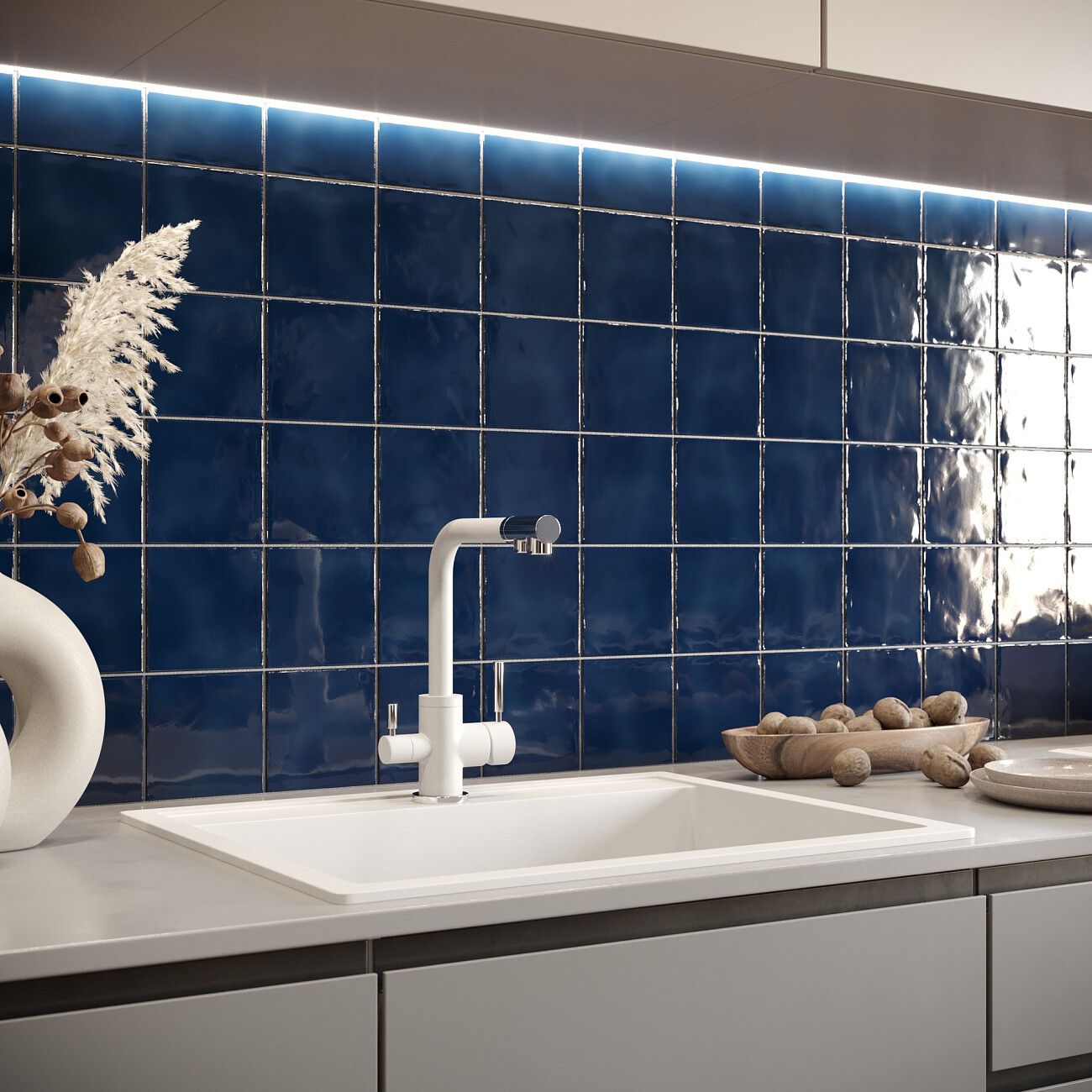 Смеситель для кухни однорычажный с изливом для фильтрованной воды агат Domaci "Солерно" DC-3003 - изображение 5