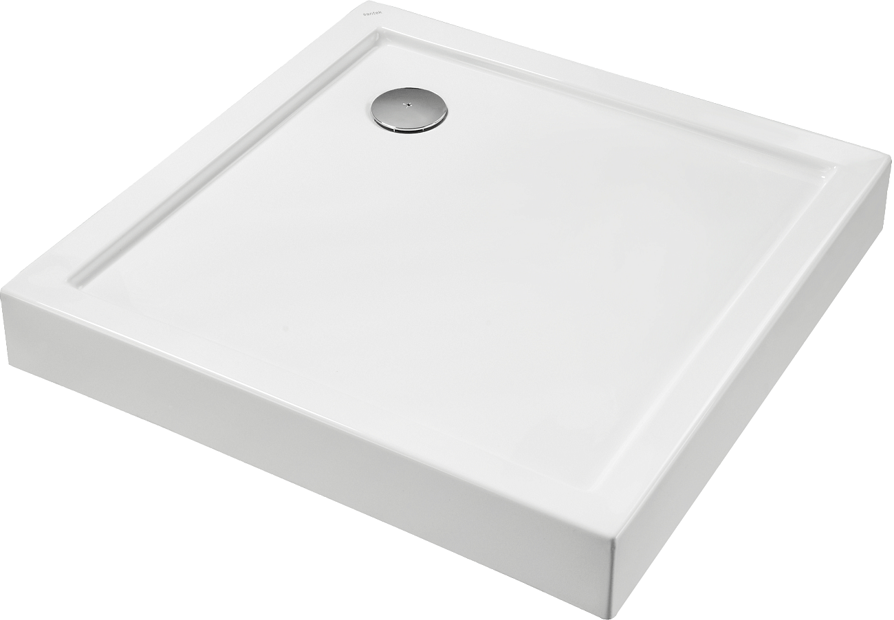 Душевой уголок 89х89 см с поддоном хром, прозрачный, белый Diwo "Анапа" - изображение 10