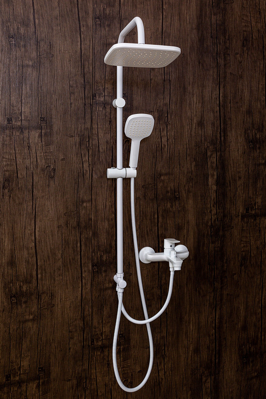 Душевая стойка белая матовая Stworki "Орхус" OR-05w - изображение 5