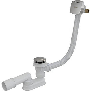 Слив-перелив для ванны полуавтомат 80 см квадратный хром Ravak X01505