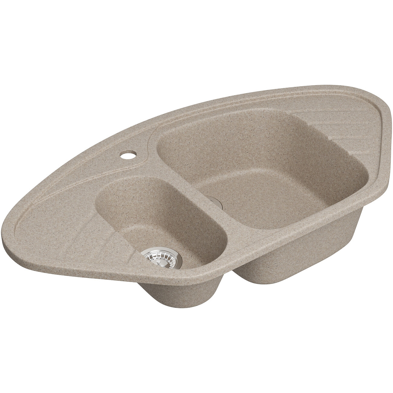 Мойка кухонная песочная Domaci "Болонья" М-23-004 - изображение 9