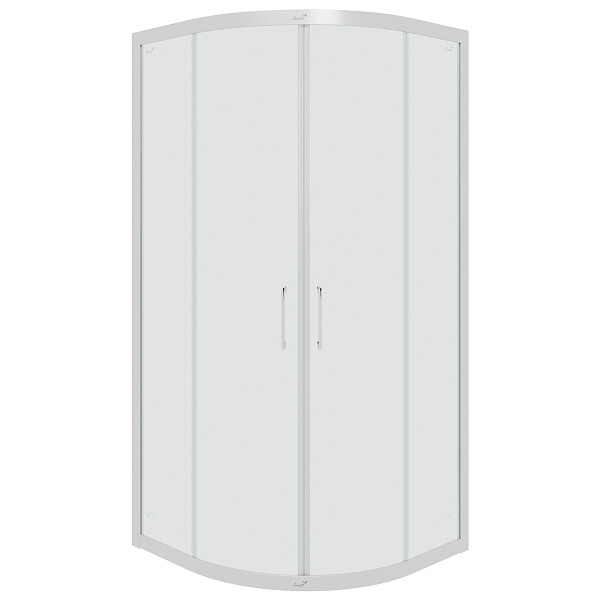 Душевой уголок четверть круга 100x100 см хром Cerutti SPA Viva 100 - изображение 1