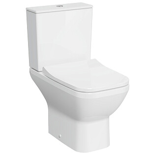 Унитаз напольный безободковый с микролифтом белый Vitra Integra Square Open-Back 9833B003-7205