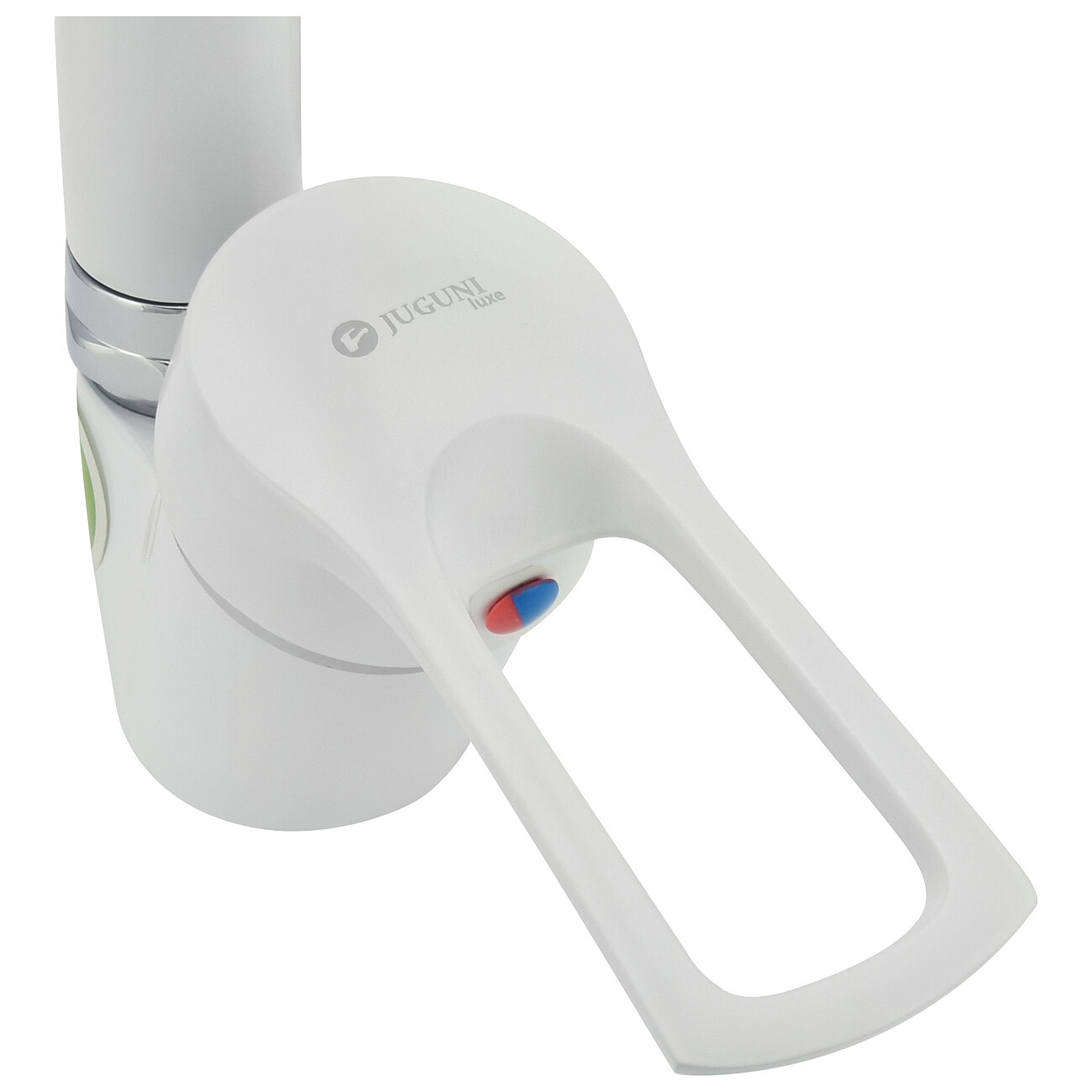 Смеситель для кухни однорычажный белый Juguni Luxe Capella 0402.449 - изображение 13