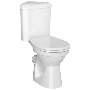Унитаз напольный угловой с сиденьем белый Vitra Arkitekt 9754B003-7200
